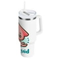 thumbnail image 1 of Cute Little Squid Tumbler with Handle and Straw Lid 30 oz Insulated Vacuum Water Bottle Stainless Steel Travel Cup, 1 of 1