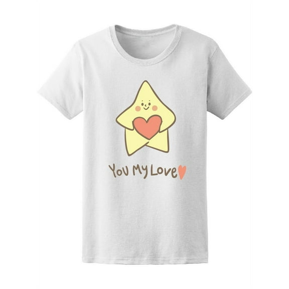 Cute Little Star You My Love T-Shirt Women -Image by Shutterstock, Female XX-Large