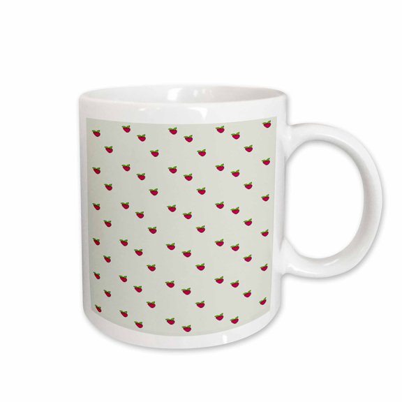 3drose, Cute Little Strawberry Pattern, 11oz Mug
