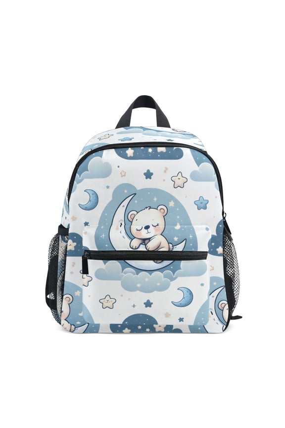 Cute Little Teddy Bear Mini Backpack Cute Small Backpack with Chest Strap and Whistle Ages 3-8
