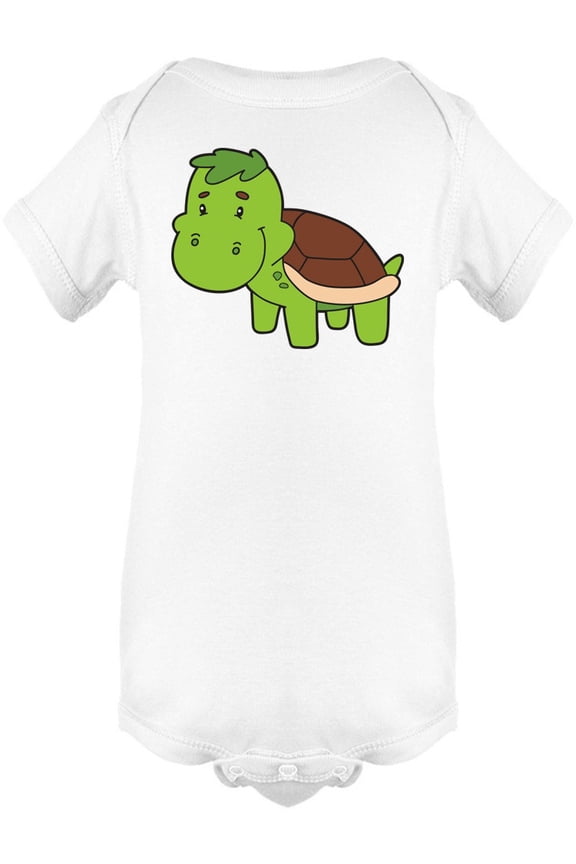 Cute Little Turtle Bodysuit Infant -Image by Shutterstock, Newborn