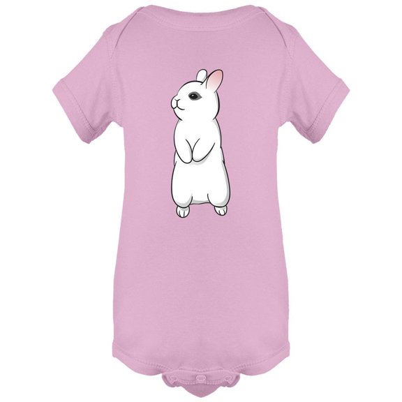 Cute Little White Rabbit Bodysuit Infant -Image by Shutterstock,  12 Months