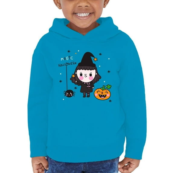 Cute Little Witch Hoodie Toddler -Image by Shutterstock, 4 Toddler