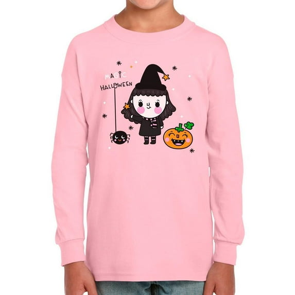 Cute Little Witch Long Sleeve Toddler -Image by Shutterstock, 2 Toddler