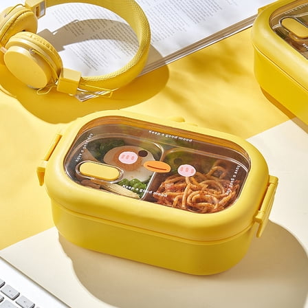 Cute Little Yellow Duck Stainless Steel Lunch Box