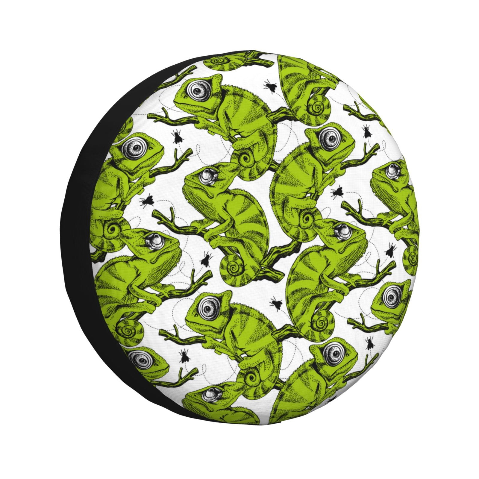 ZEZEFUFU 1:16 RC Tank Spare Tire Decoration - Plastic Army Green Accessory For WPL B24/B36 Military Trucks - View #8