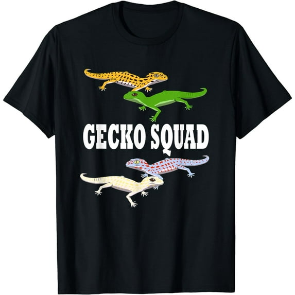 Cute Lizard Gecko Squad Funny Reptile Team T-Shirt
