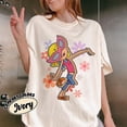 thumbnail image 1 of Cute Lizzie McGuire Comfort Colors T-Shirt, Colorful Floral Lizzie McGuire Tee,Ivory Color,Size 3XL, 1 of 5