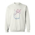 thumbnail image 1 of Cute Llama Sweatshirt Women -SPIdeals Designs, Female Small, 1 of 4