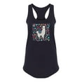 thumbnail image 1 of Cute Llama With Flowers Racerback Tank Women -Image by Shutterstock, Female Small, 1 of 4