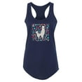 thumbnail image 1 of Cute Llama With Flowers Racerback Tank Women -Image by Shutterstock, Female x-Large, 1 of 4