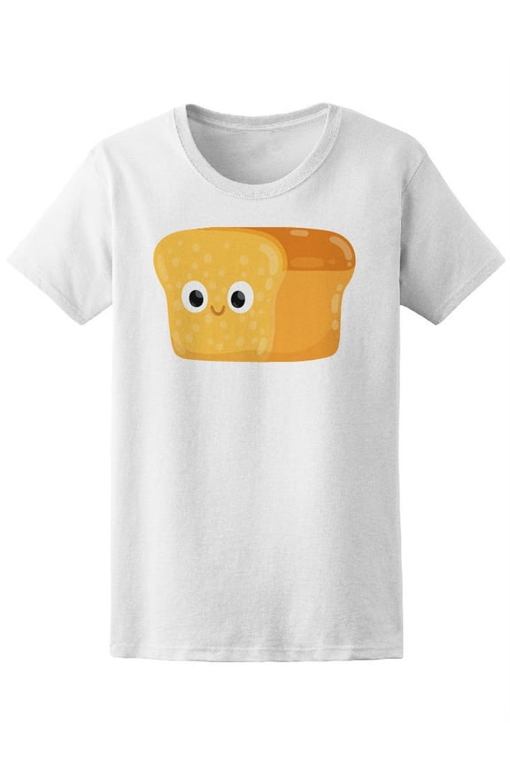 Cute Loaf Of Bread T-Shirt Women -Image by Shutterstock, Female XX-Large
