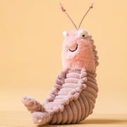 Cute Lobster Plush Toy, Soft Stuffed Crayfish Doll with Long Claws, Cozy Plush Animal for Hugging, Decorative Gift for Home & Office