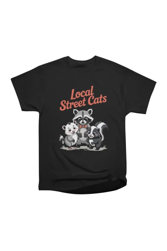 Cute Local Street Cats T-Shirt Tee Gift For Him Merch For Her Apparel For Friend