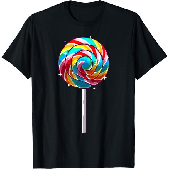 Cute Lollipop Design For Men Women Kids Lollipop Candy Lover T-Shirt