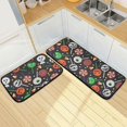 thumbnail image 1 of Cute Lollipops Halloween Kitchen Rugs 2 Pieces, Sweets Candies Floor Mat Room Area Rug Washable Carpet Perfect for Living Room Bedroom Entryway, 1 of 7