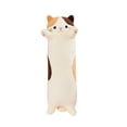 thumbnail image 1 of Cute Long Cat Plush Body Pillow, Soft Stuffed Cat Plushie Doll, Large Cartoon Cat Cuddle Pillow for Sleeping, Hugging and Home Decor, Gift for Kids and Cat Lovers, 1 of 5