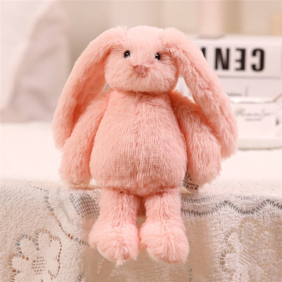 Cute Lop Rabbit Plush Toys Soft Stuffed Long Ears Bunny Doll Funny Baby's Sleeping Companion Room Decor Girls Boys Birthday Gift