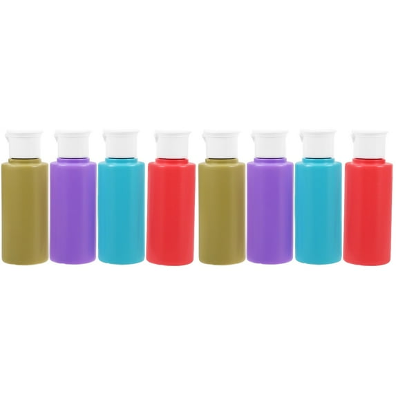 Cute Lotion Bottle 8 Pcs Washing and Dispensing Bottles Pack Hose Hair Conditioner Portable Travel