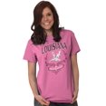 thumbnail image 1 of Cute Louisiana Pelican State Pride Women's Graphic T Shirt Tees Brisco Brands L, 1 of 6