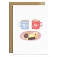 thumbnail image 1 of Cute Love Card - "You & Me" Mugs with Heartfelt Cookies Design - Perfect for Anniversaries, Weddings, or Romantic Occasions - Envelope Included, 1 of 2
