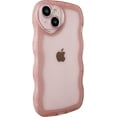 thumbnail image 1 of Cute Love Heart Camera Curly Wave Shape Lens Protection Clear Soft Compatible with iPhone Case (Pink,iPhone X/Xs), 1 of 5