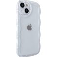 thumbnail image 1 of Cute Love Heart Camera Curly Wave Shape Lens Protection Clear Soft Compatible with iPhone Case (White,iPhone X/Xs), 1 of 6