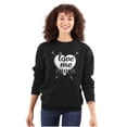 thumbnail image 1 of Cute Love Me More Valentines Heart Women Plus Size Crewneck Sweatshirt Brisco Brands 2X, 1 of 2