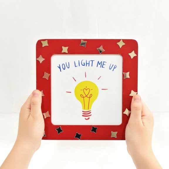 Cute Love Quote Frame  You Light Me Up