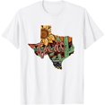 thumbnail image 1 of Cute Love Texas State Cactus Sunflower Unisex T-Shirt for Men Women Kids Toddler, 1 of 5