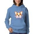 thumbnail image 1 of Cute Lovely Corgi Hoodie Women -Image by Shutterstock, Female Small, 1 of 4
