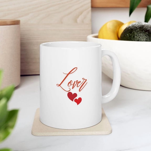 Cute Lover VaL1entine's Day Mug Perfect Gift for Your Sweetheart gif under 10 great gift for coffee lovers