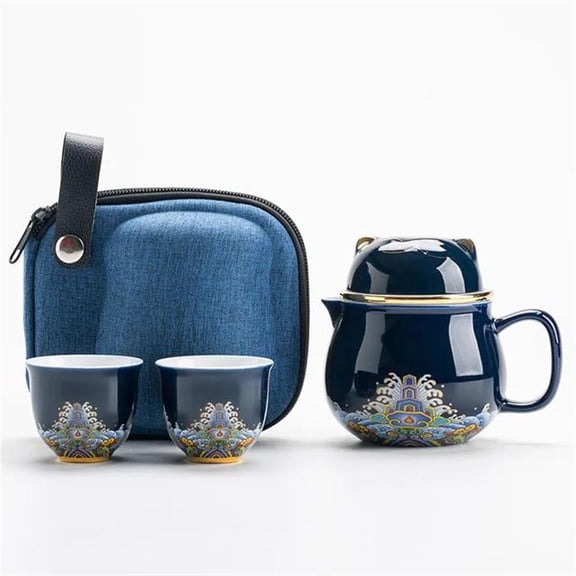 Cute Lucky Cat Pocelain Tea Set Creative Maneki Neko Ceramic Tea Cup Pot With Strainers Lovely Plutus Cat Teapots