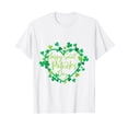 thumbnail image 1 of Cute Lucky Heart Shamrock Happy St Patricks Day Family Heart T-Shirt, 1 of 5
