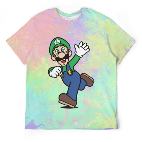 Cute Luigi's Mansion Game Unisex Short-sleeve Shirt For Men Women Novelty 3D Print T-Shirt Soft Comfortable Tee Shirts