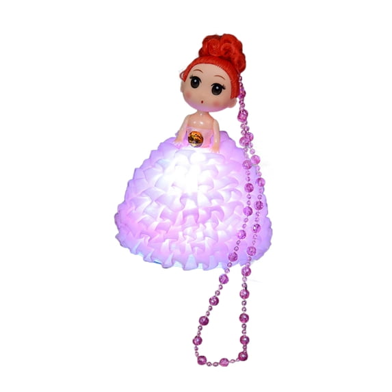 Cute Luminous Doll with Colorful LED Night Light Soft Glow Toy for Girls Bedroom