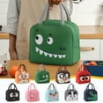 thumbnail image 1 of Cute Lunch Bag, Leakproof Lunchbox Bag, Portable Bento Bag, Insulated Lunch Box Handbag Bags, Reusable Lunch Tote Bag for Work, Picnic or Travel, A_Gray, 1 of 7