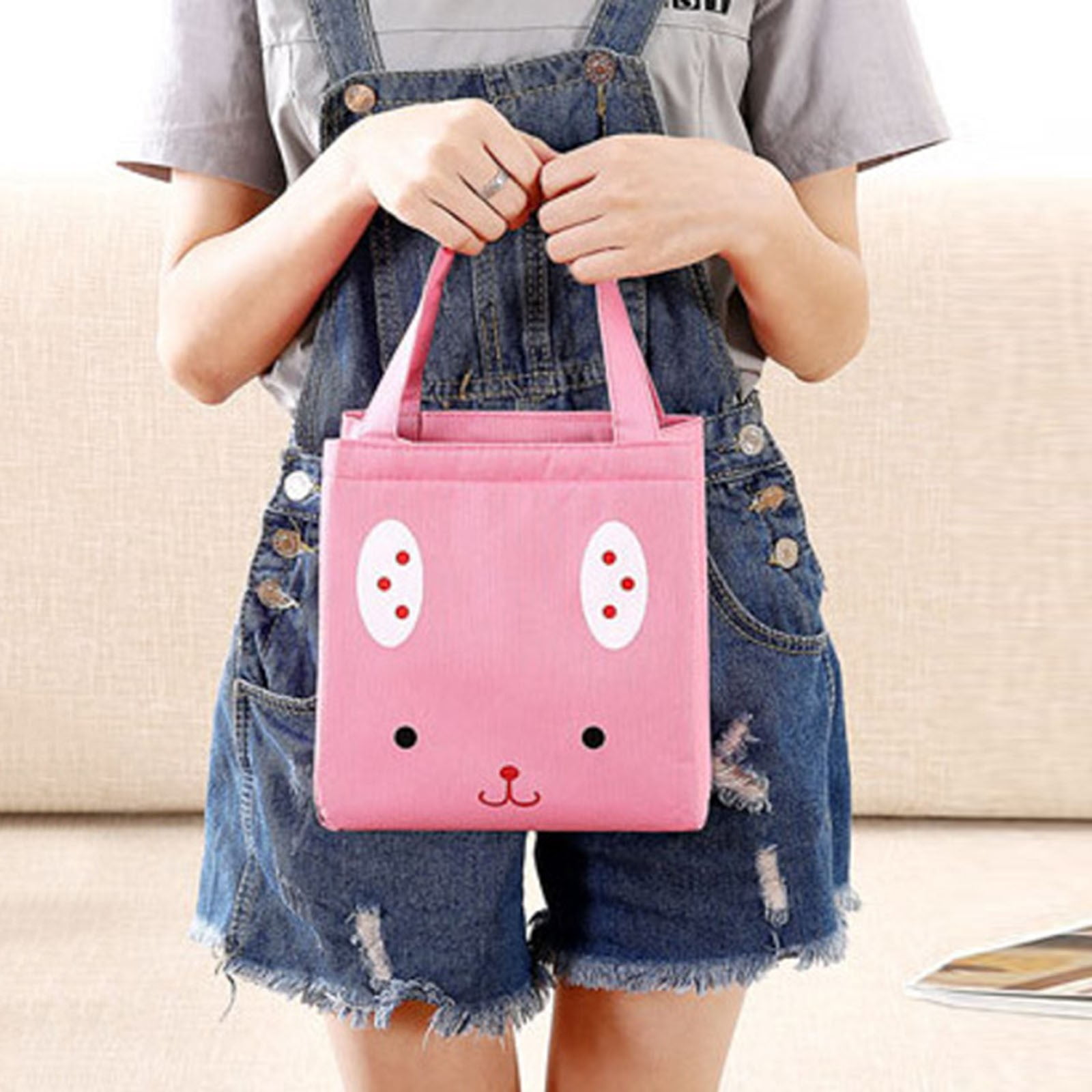 Cute Lunch Bag Lunch Box Bag Carrying Women's Bag Aluminum Foil