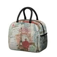 thumbnail image 1 of Cute Lunch Bag for Women Reusable Insulated Lunch Bags, Leakproof Cooler Food Lunch Tote Bag, Large Capacity Paris Theme Lunch Box for Work School Travel Picnic, 1 of 7