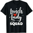 thumbnail image 1 of Cute Lunch Lady Art Women Girl Lunch Cafeteria Monitor Lover T-Shirt, 1 of 4