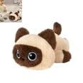 thumbnail image 1 of Cute Lying Cat Plush Toy, Adorable Kitten Stuffed Animal Doll, Soft Home Companion Plush Doll for Sofa, Family Interactive Play Toy, Birthday Gift for Kids, 1 of 3