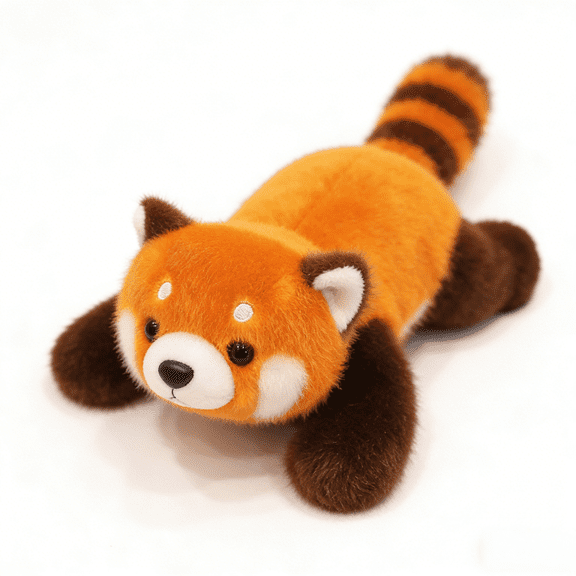 Cute Lying Down Animals Red Panda Stuffed Animal 7.9'' Soft Plush Dolls Stuffed Baby Toy Kid Gift