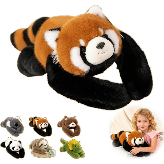 Cute Lying tuffed Animal Plush Toy - 11.81in(30cm) Weighted Hugging Pillow for Adults, Anxiety Relief leep upport Plushie, oft Back-Carry tuffed Toy, D