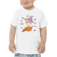 thumbnail image 1 of Cute Magic Giraffe In Basket T-Shirt Toddler -Image by Shutterstock,  3 Toddler, 1 of 4