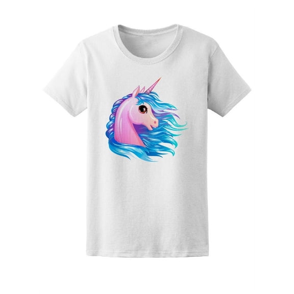 Cute Magic Unicorn Colors T-Shirt Women -Image by Shutterstock, Female Small
