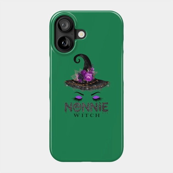 Cute Magic Witch Nonnie Happy Halloween Gift Tough Case for iPhone 11-17 Pro Max