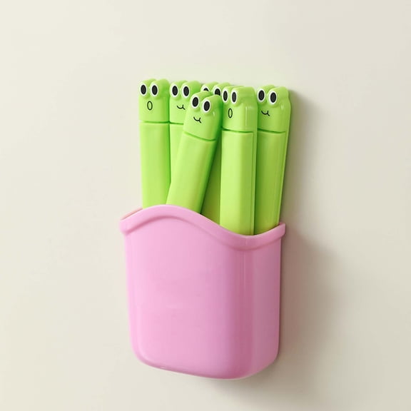 Cute Magnetic Food Sealing Clips,10PC,Reusable Airtight Snack Bag Sealer with Storage Box Food Safe Plastic Kitchen Fresh Keeping Clips for Chips Bread Cereal Bag Organizer