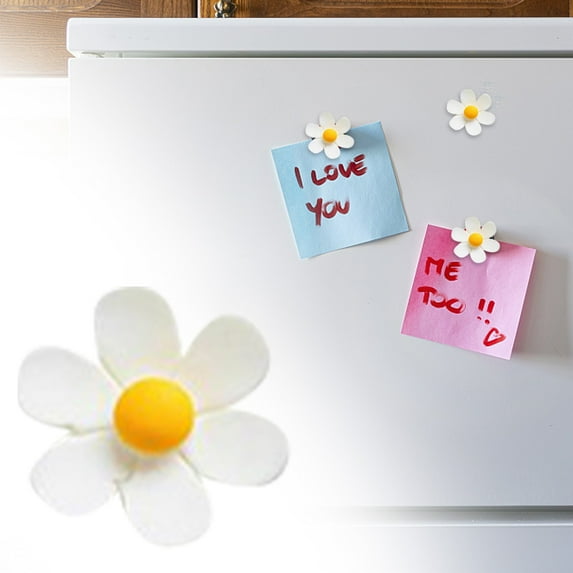 Cute Magnets Fridge Magnets 1Pcs Flower Magnets Locker Flower Magnets 3D Flower Cute Fridge Magnets Colorful Strong Decorative Funny Refrigerator Magnets
