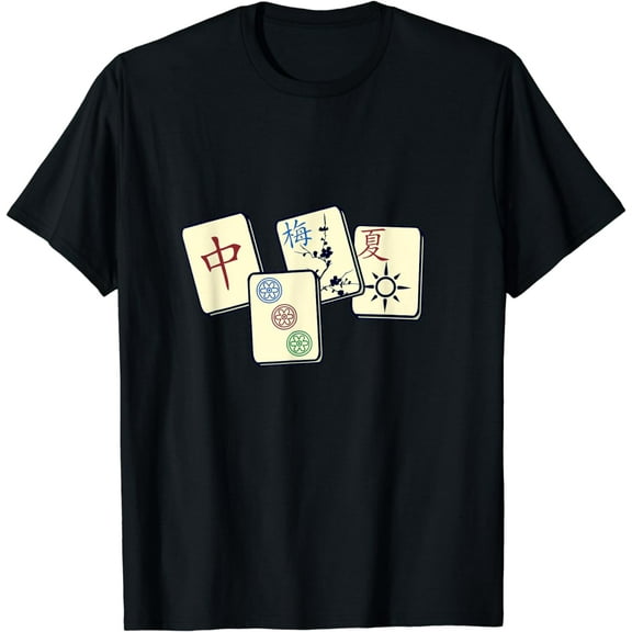 Cute Mah Jong Tiles -Fun Chinese Jewish Game apparel T-Shirt