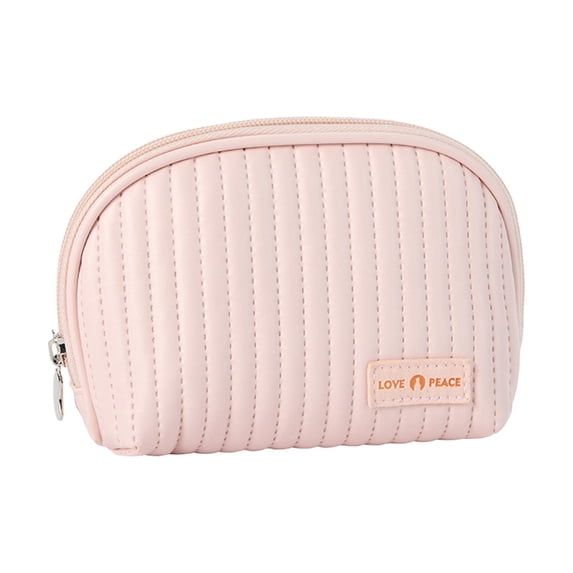 Cute Makeup Bag Mini Cosmetic Pouch For Women Small Quilted Beauty Bag Handy Zipper Pouch